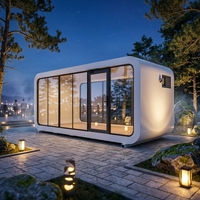Maison Capsule CE, Maison Apple, Cabane Apple, Cabane Préfabriquée Moderne, Cabane Compacte Résistante au Feu, Maison Conteneur à Assemblage Plat