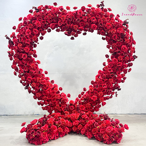 Arche en forme de cœur personnalisée MTY-OEM, arche florale d'amour en gros pour lieux commerciaux de mariage et de réception - Product Image 5
