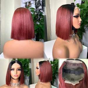 วิกผมแท้ 100% ขายส่ง SDD เวียดนาม ผมตรงแบบ Bone Straight วิกผมบ๊อบแบบปิดด้วยเชือกผูก - Product Image 1