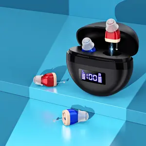 K&F Rechargeable Hearing Aids Sound Amplifier Analog Smallest Invisible Hearing Aid For Seniors