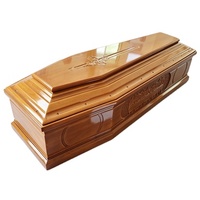 Precios competitivos para ataúdes funerarios de madera.