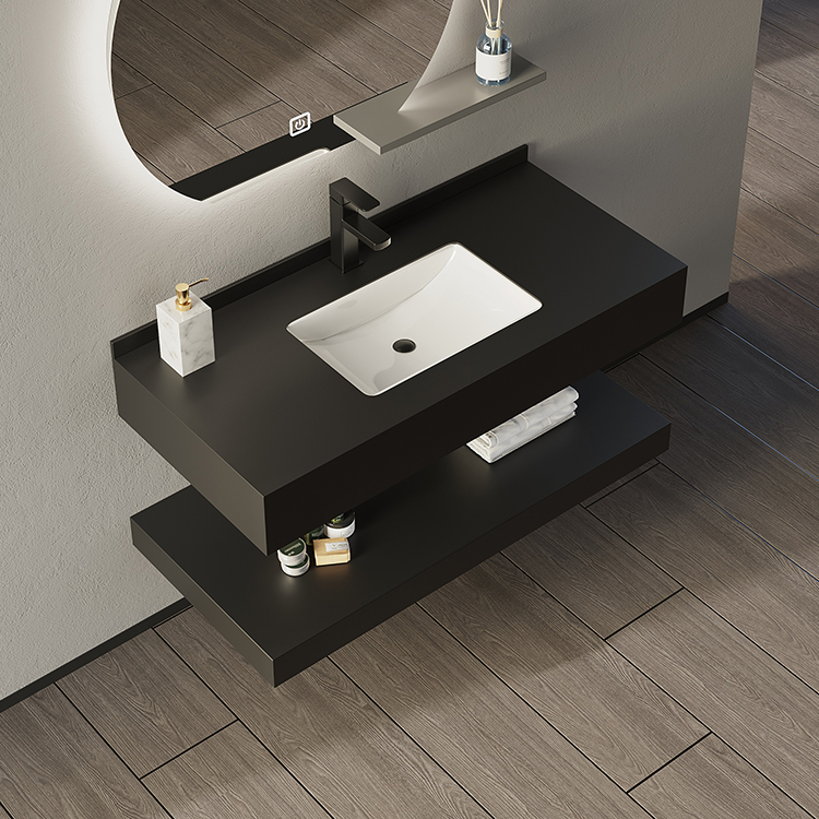 大理石の高級ホテルセラミック洗面化粧台手洗い洗面台バスルームシンク