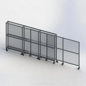 Yüksek kaliteli alüminyum profil endüstriyel kaynaklı örgü tel örgü çit - Product Image 3