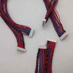 Tùy chỉnh 30 40 pin LVDS Cáp hiển thị PVC cách nhiệt cắm dây khai thác kết nối cho xe máy màn hình <span class=keywords><strong>LCD</strong></span> Flex Ribbon Cáp - Product Image 2