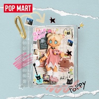 Vente en gros de figurines POP MART Peach Riot Music on the Go Series Building Block Charm Blind Box, accessoires mignons et de collection