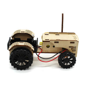 OKYN-G5564  Puzzle en bois 3D, modèle de tracteur, kit d'assemblage DIY, expérience scientifique, jouet STEM pour enfants - Product Image 4