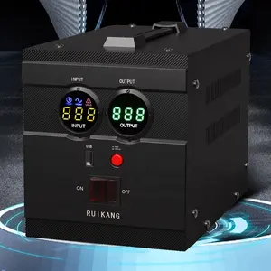 Application domestique, utilisation de relais 220V AC, fonction de retard, écran LCD intelligent, stabilisateur de tension automatique statique