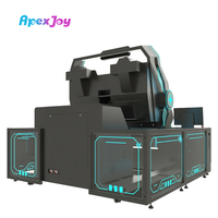 Simulador de Realidad Virtual con Silla Giratoria de 360°, Máquina de Juegos de Realidad Virtual para 2 Jugadores, para Parques de Diversiones Comerciales Interiores