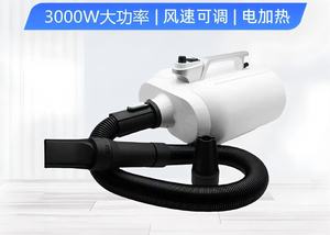 Sèche-cheveux et souffleur électrique professionnel pour animaux de compagnie, 3000W, haute puissance, double moteur, haute vitesse - Product Image 4