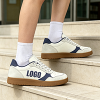 Chaussures de skate personnalisées, fabricant de baskets, chaussures de marche décontractées à semelle en caoutchouc souple PU de haute qualité pour hommes