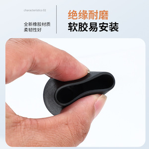 Fernandes Furniture Foot Pads Rubber Anti-Aging For <b>Table</b> Chair Leg Protection - Product Image 4