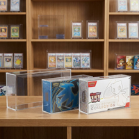 Étui de présentation en acrylique magnétique compatible avec Mega Phantom Charizard EX UPC/Scarlet & Violet 151 MEW UPC Ultra-Premium Collection