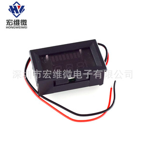 Compteur de capacité de batterie numérique Hw 12V-72V avec affichage bleu pour la mesure de tension des véhicules électriques - Product Image 1