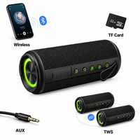 Nouvelle arrivée, haut-parleur sans fil portable JDM10, 20W, son stéréo TWS, étanche IPX6, haut-parleur d'extérieur, basses profondes, téléphone, PC, BT, USB