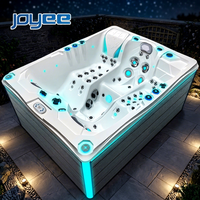 Bain à remous extérieur de haute qualité pour villa et hôtel, spa de nage extérieur JOYEE, écologique, pour 3 personnes, autoportant