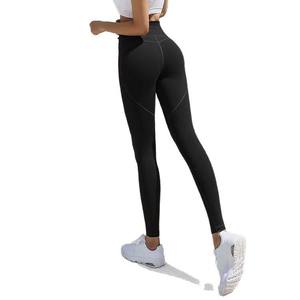 Leggings Deportivos Transpirables para Mujer, Talla 3XL Plus, con Franjas Laterales, Bolsillos de Malla, 7 Pulgadas, para Yoga, Personalizables OEM - Product Image 4