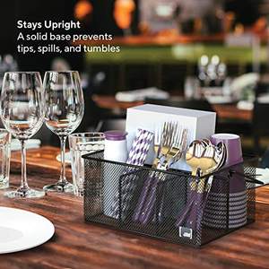 حامل أدوات المائدة المعدني العالي الجودة أداة تنظيم أدوات المائدة حامل أدوات المائدة للمطاعم والمطابخ وطاولات الطعام - Product Image 6