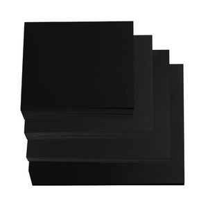 Papel de cartón negro grueso de rigidez dura 400GSM aglomerado negro - Product Image 1