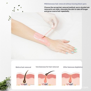 Crema Depilatoria 1000g, Perlas de Cera Caliente para Uso Transfronterizo, Sin Necesidad de Bandas Depilatorias, para Vello Corporal, Piernas, Cara, Axilas, Brazos y Zona Genital - Product Image 2