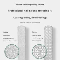 Lime à ongles ultra-fine double face en acier inoxydable, outil de ponçage pour manucure et pédicure, bande abrasive à grain fin