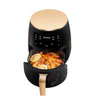 Meilleure vente d'usine haute capacité 1400W 6L Smart Air friteuse Pot allemand double numérique électrique multifonctionnel vente chaude Air