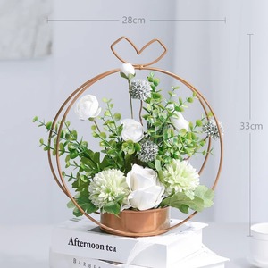 Arrangement de fleurs artificielles Kch, tournesols en soie, décorations pour mariage et maison - Product Image 2