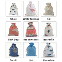 Sac en tissu personnalisable et recyclable avec cordon de serrage et pochette à rabat, imprimé sérigraphié, pour vêtements et bijoux, fourni directement par l'usine