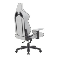 Dragon War Luxury XXL grande taille mousse moulée cadre en acier gris couleur pivotant 4d accoudoir chaise de jeu