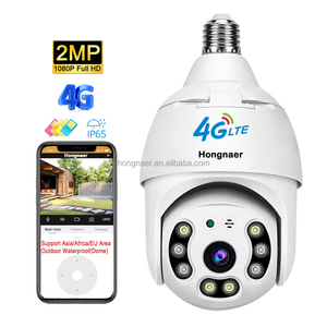 2MP Ngoài Trời E27 Ánh Sáng Bóng Đèn 4G LTE Không Dây <span class=keywords><strong>Video</strong></span> Giám Sát An Ninh IP PTZ Máy Ảnh 360 V380 Pro CCTV 4G Sim Thẻ Bóng Đèn Máy Ảnh - Product Image 1