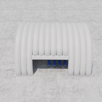 Tente de Contention Gonflable Portable en PVC pour la Décontamination et l'Isolation en Remédiation Environnementale