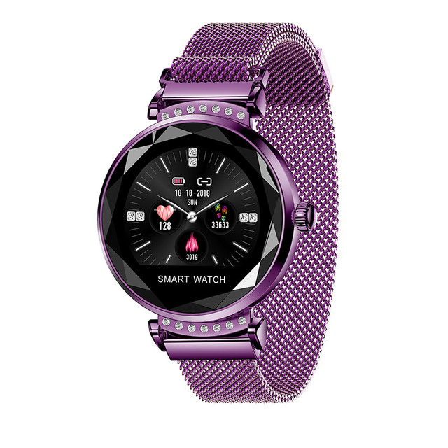 Fashionable All-match Beautiful Stylish Wrist Watch Dynamic Colour Screen Touch Control Smart Watch