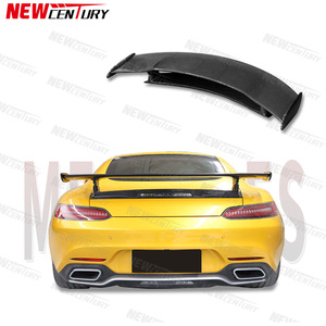 Aile arrière en fibre de carbone sèche GTR modifiée pour Mercedes-Benz <span class=keywords><strong>AMG</strong></span>/GT/<span class=keywords><strong>GTS</strong></span> Aileron arrière en fibre de carbone sèche modifiée - Product Image 1
