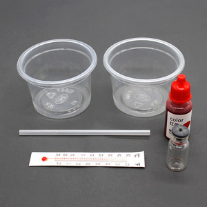 Kit de experimentos científicos, medidor de temperatura, juguete educativo DIY para niños, Manual de plástico sin batería, forma geométrica, Unisex, 4-6 años - Product Image 1