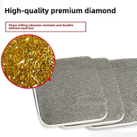 Tampons de ponçage manuels souples en diamant XMGT 60-400 grains pour le façonnage/polissage des bords de carreaux et de verre – Outil de ponçage flexible