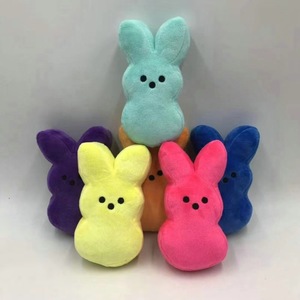 Super doux 15cm Peeps mignon lapin de Pâques usine en gros Pâques jouets en peluche PP coton remplissage anniversaires cadeaux - Product Image 2