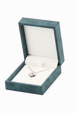 Boîte pendentif cyan