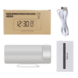 Proyector de proyección eléctrica con conexión de espejo, Am, Fm, multifuncional, Am/Fm, Led, alarma, reloj de <span class=keywords><strong>Radio</strong></span> eléctrico multifunción - Product Image 6