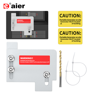Interruptor de Bloqueo para Generador, 150-200 Amperios, Panel de Interruptores Eléctricos, Espaciado de 1-1/2 Pulgadas Entre el Interruptor Principal y el del Generador - Product Image 1