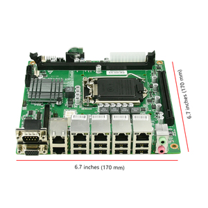 Intel Core i3/i5/<span class=keywords><strong>i7</strong></span> 2th Gen 3th Gen LGA 1155 computador servidor ITX mini placa-mãe 2LAN 6LAN DDR3 suporte 8G - Product Image 2