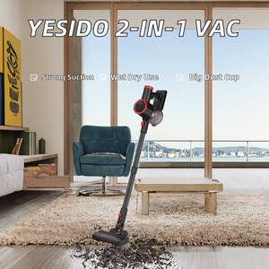 Aspiradora Inalámbrica de Mano 2 en 1 de 150W, Succión de 12KPa, Recipiente para Polvo de 0.8l, Batería de Gran Capacidad, 2 Modos para Uso en el Hogar y Hoteles - Product Image 2