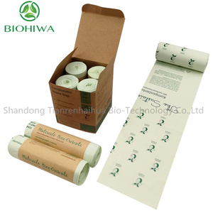 Bolsa de basura biodegradable sellada con estrella, compostable S cortada en bolsa de basura, venta al por mayor para África/Oriente Medio/América del Sur - Product Image 2