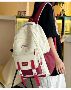 กระเป๋าเป้สะพายหลังนักเรียน 2023 รุ่นใหม่ ความจุเยอะ ดีไซน์เรียบง่าย ทันสมัย เหมาะสำหรับนักศึกษา ใช้ได้ทั้งกิจกรรมกลางแจ้ง ท่องเที่ยว และไปโรงเรียน - Product Image 3