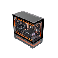 Nouvelles boîtes de PC pour jeux informatiques Micro ATX ITX, tour moyenne, en verre trempé, avec éclairage RGB