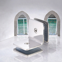 Charnière de sol réglable moderne en acier inoxydable pour porte de douche en verre, pour balustrade de balcon, escalier extérieur, usage DIY