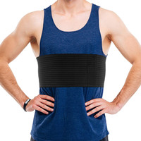 Attelle de côtes pour ceinture de soutien de Cage thoracique pour les côtes meurtries Post-chirurgie Compression vêtement Wrap Blessures musculaires meurtries