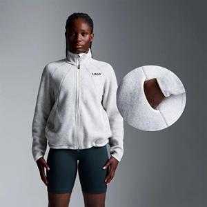 Recycled Wool Blend Lightweight Breathable Warmth Double Side Antibacterial Anti-odour Zip Eco Friendly Hoodies <b>Sweatshirts</b> - Product Image 1