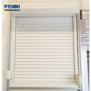 An ninh nhà gió bão bằng chứng màn trập cơ giới nhôm với PU bọt bên trong cho cách nhiệt bảo vệ con lăn màn trập cửa sổ - Product Image 5