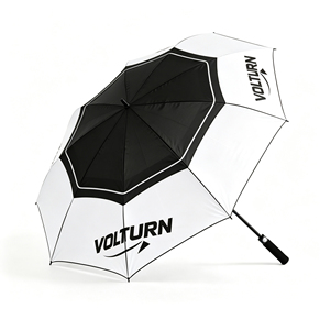 Custom logo branded <b>windproof</b> pongee automatic straight large golf <b>umbrellas</b> for business gifts with logo customize <b>umbrellas</b> - Product Image 5