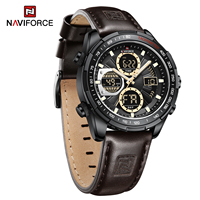 Jam Tangan Digital NAVIFORCE 9197 Laris Manis, Jam Tangan Kronograf untuk Pria, Jam Tangan Digital Anti Air