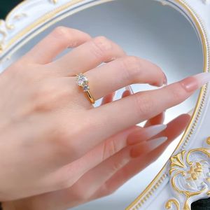 Anillo <span class=keywords><strong>de</strong></span> Plata S925 con Diseño <span class=keywords><strong>de</strong></span> <span class=keywords><strong>Caña</strong></span> <span class=keywords><strong>de</strong></span> Azúcar, Pequeño y Cuadrado, para Mujer, Simple y Personalizado, Apilable, Joyería <span class=keywords><strong>de</strong></span> Moda para Bodas - Product Image 3